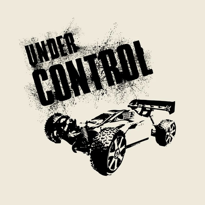RC Car Racing On Offroader UNDER CONTROL BLACK