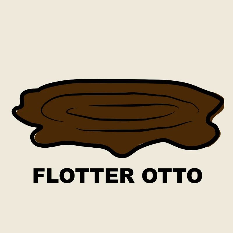 Durchfall Kot Scheiße Kacke Flotter Otto Geschenk