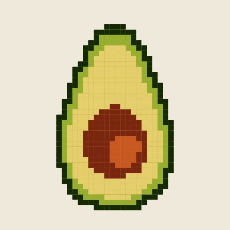 Pixel Avocado