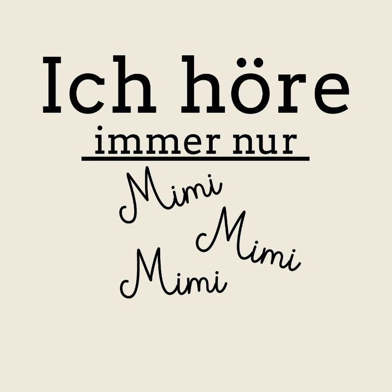 J'entends seulement Mimi