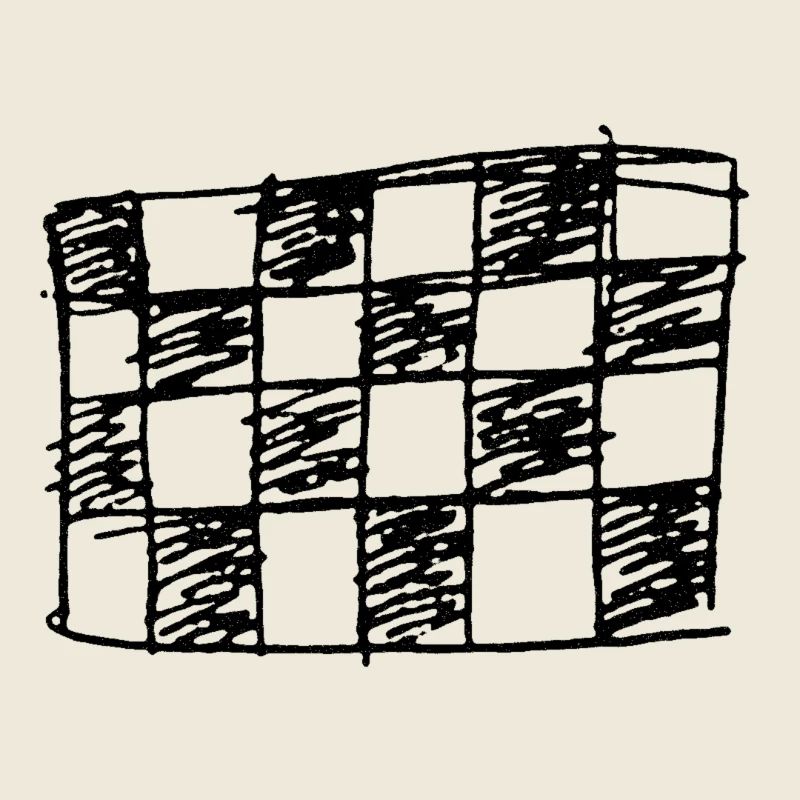 Chessboard drawn