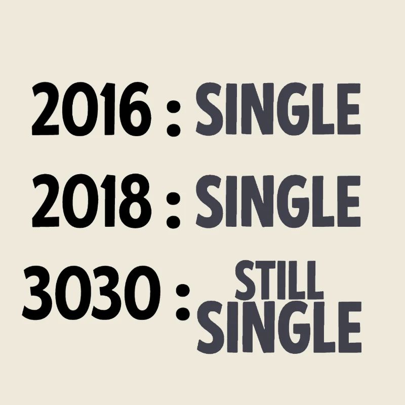 Single aber nicht alleine Geschenk Geschenkidee