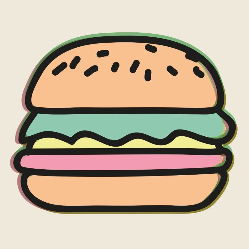 Burger Illustration