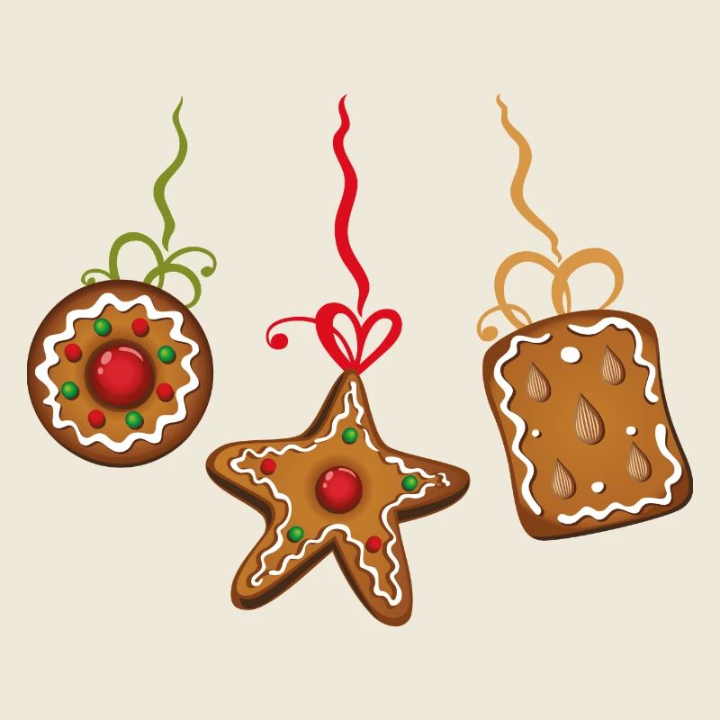 Biscuits de pain d'épice biscuits de Noël