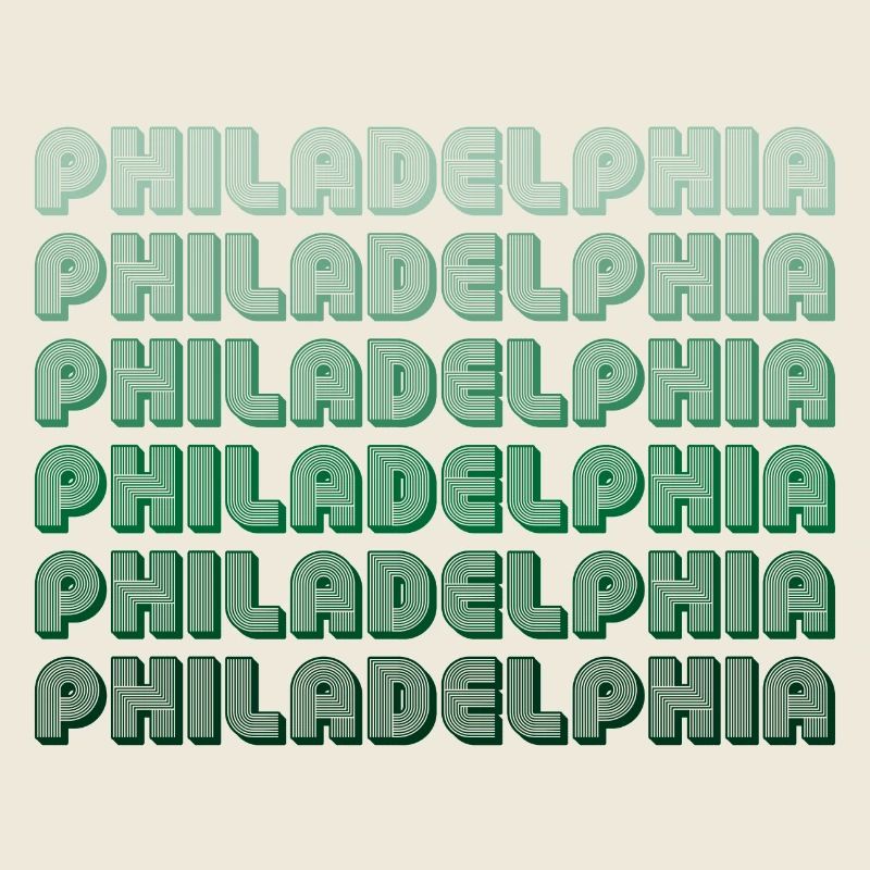 Philadelphia Typography Pattern