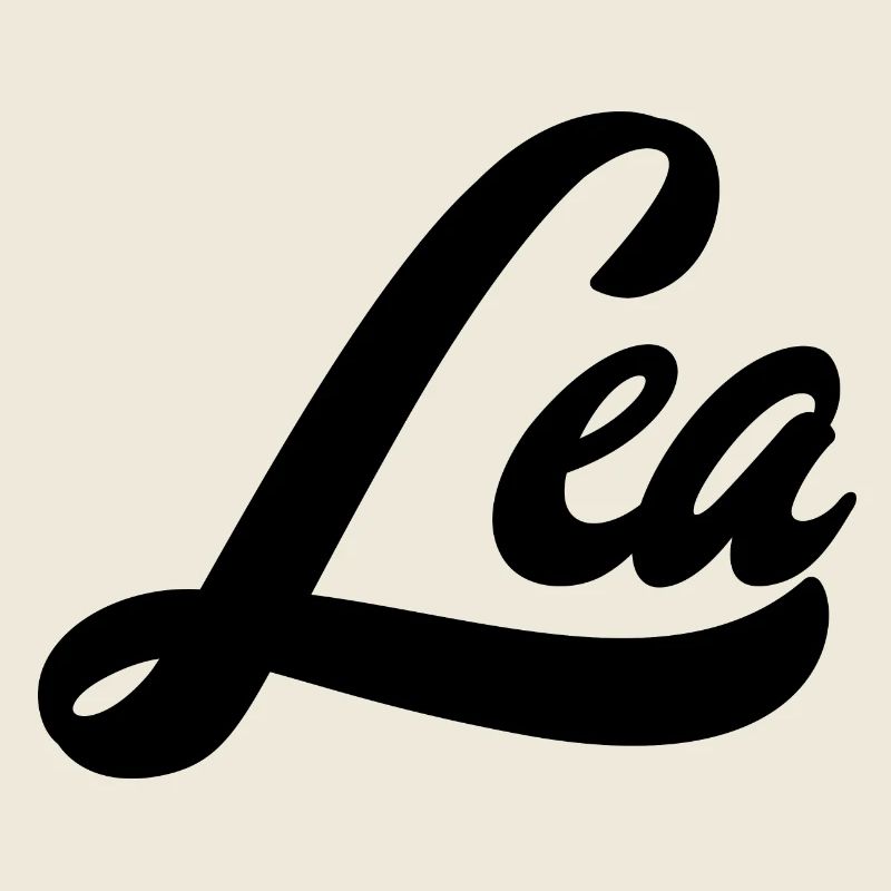 Lea Name Abstrakte Farbexplosion Kunstdesign