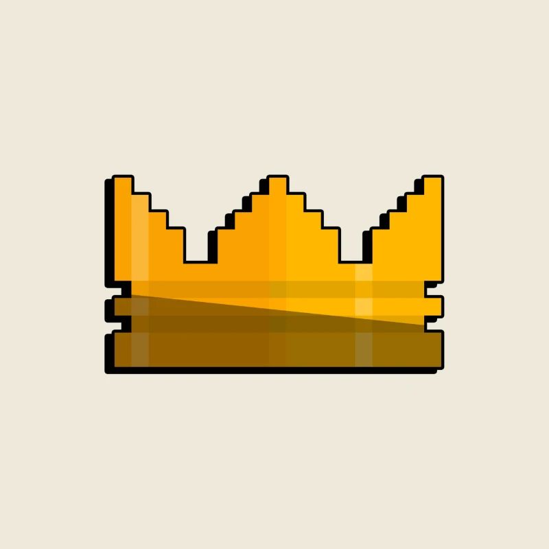 Couronne royale / Krone - Pixelart