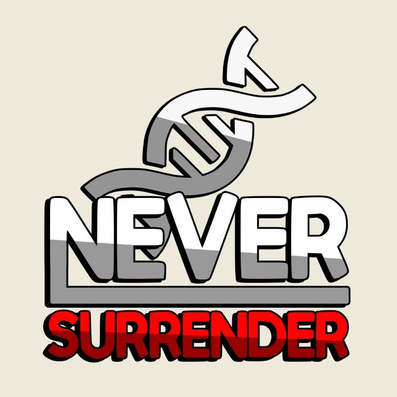 NEVER SURRENDER (Rot) + DNA - Gaming