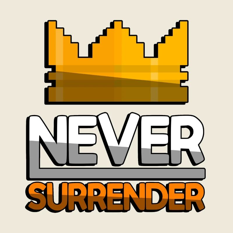NEVER SURRENDER (Orange) + King Crown - Jeux