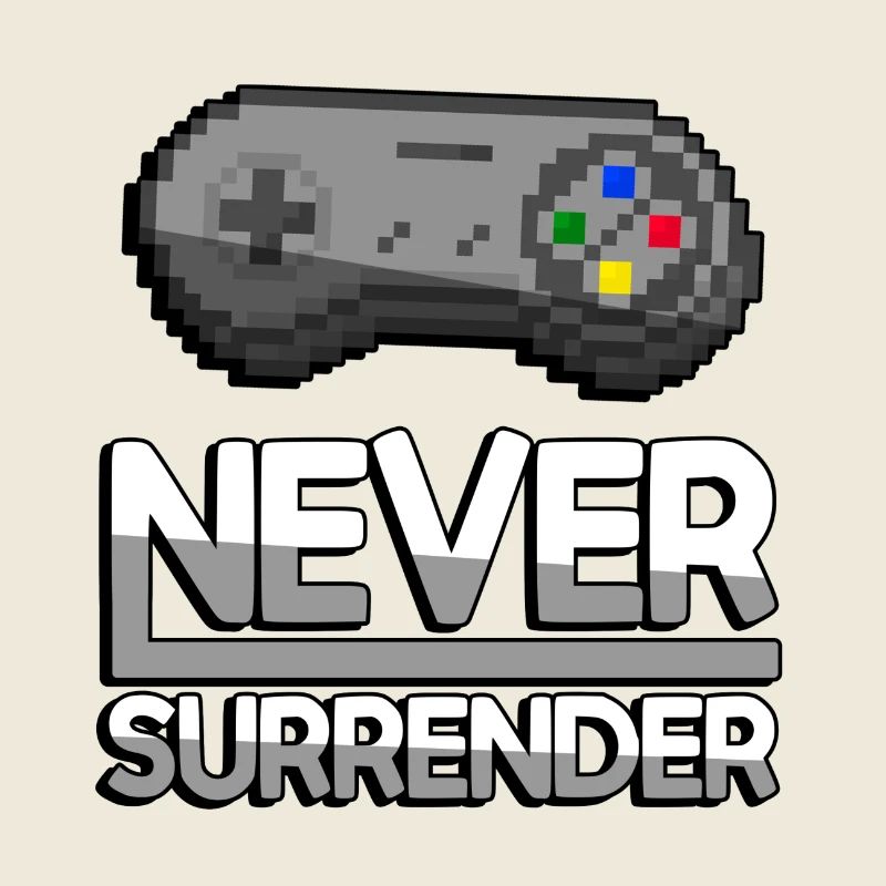 NEVER SURRENDER (Blanc) + Contrôleur SNES - Jeux