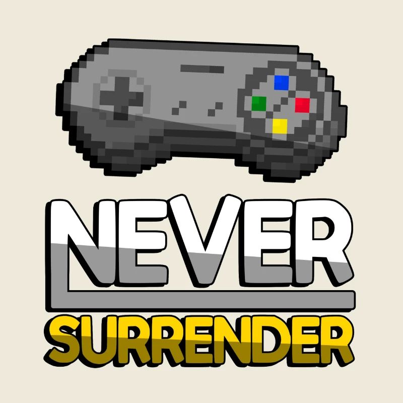 NEVER SURRENDER (Jaune) + Contrôleur SNES - Jeux