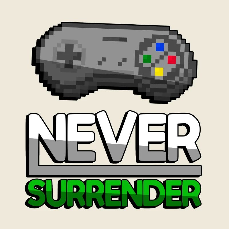 NEVER SURRENDER (Vert) + Contrôleur SNES - Jeux