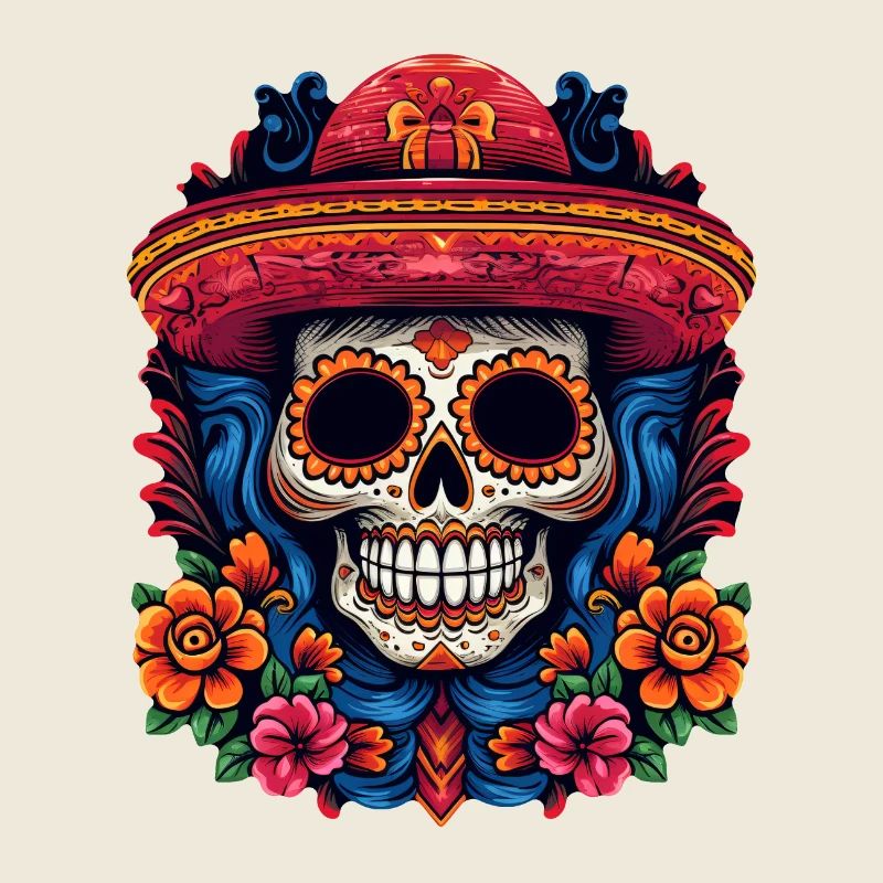 Crâne de Cinco de Mayo