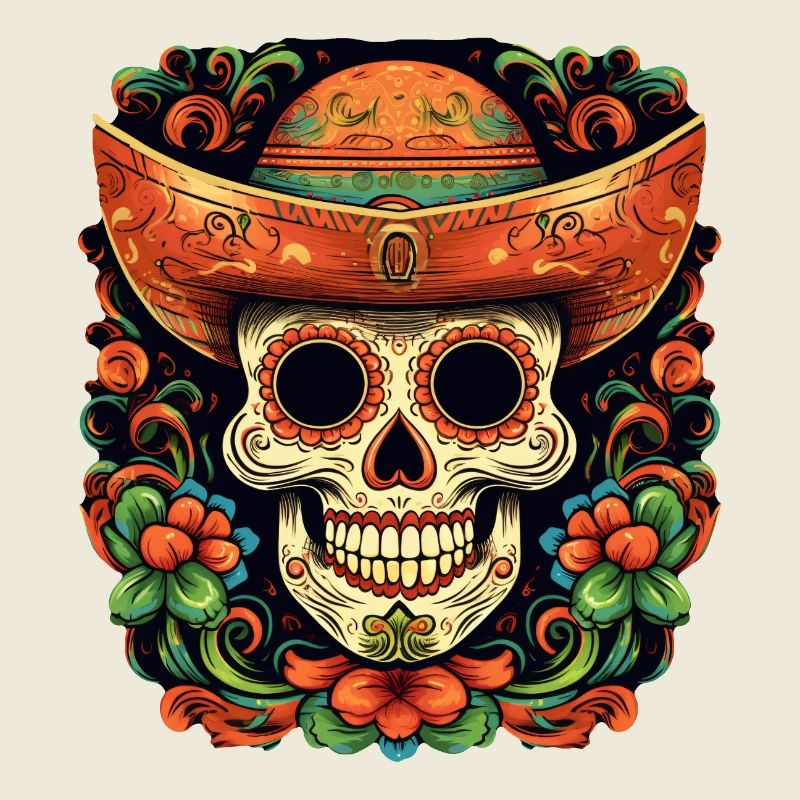 Cinco de Mayo Skull