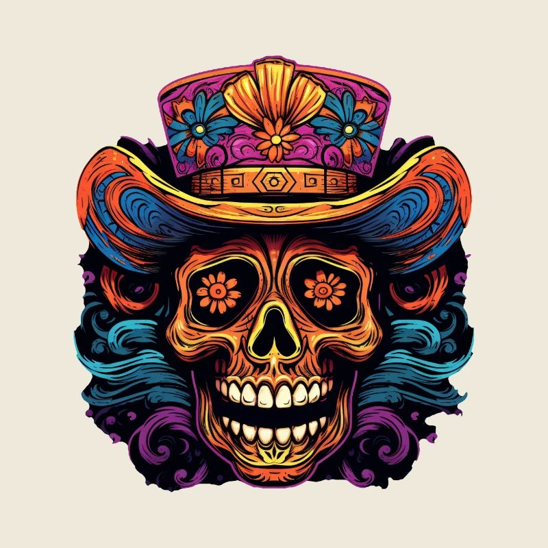 Cinco de Mayo Skull