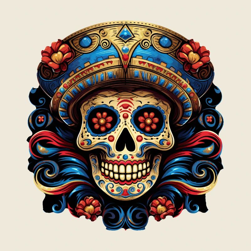 Cinco de Mayo Skull