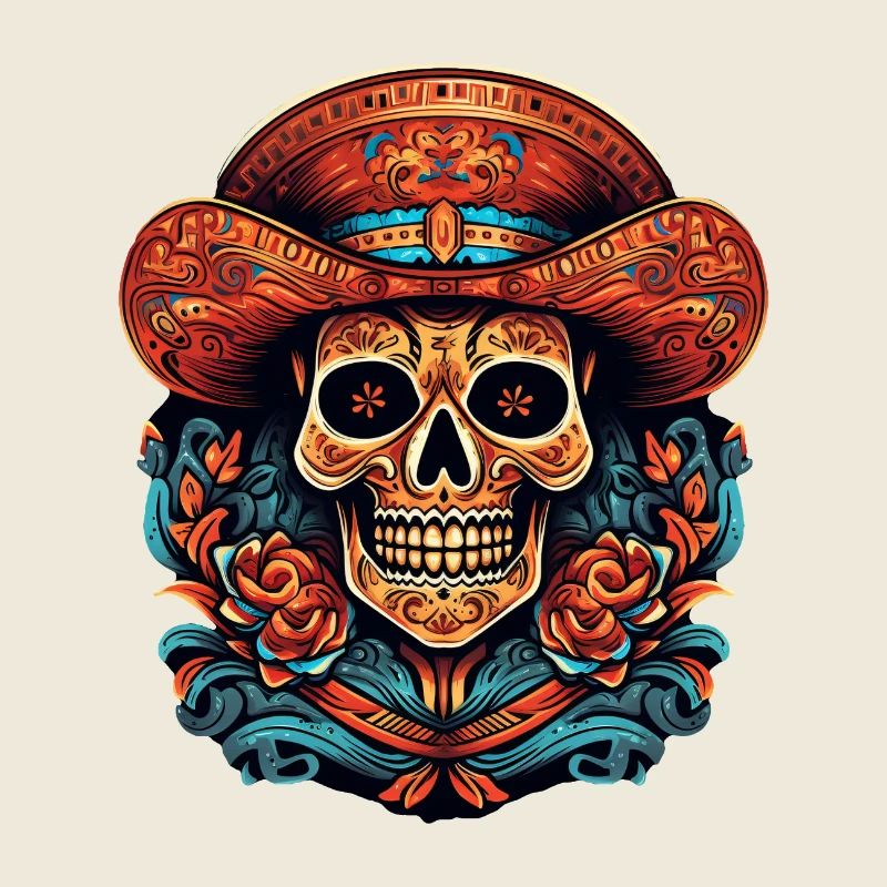 Crâne de Cinco de Mayo