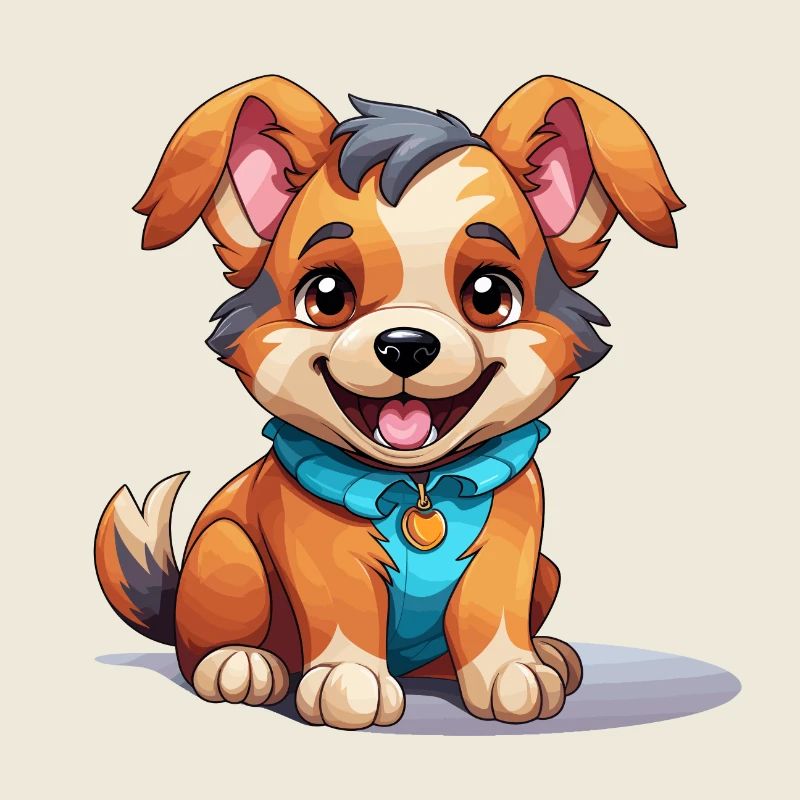 Chien - Style Kawaii