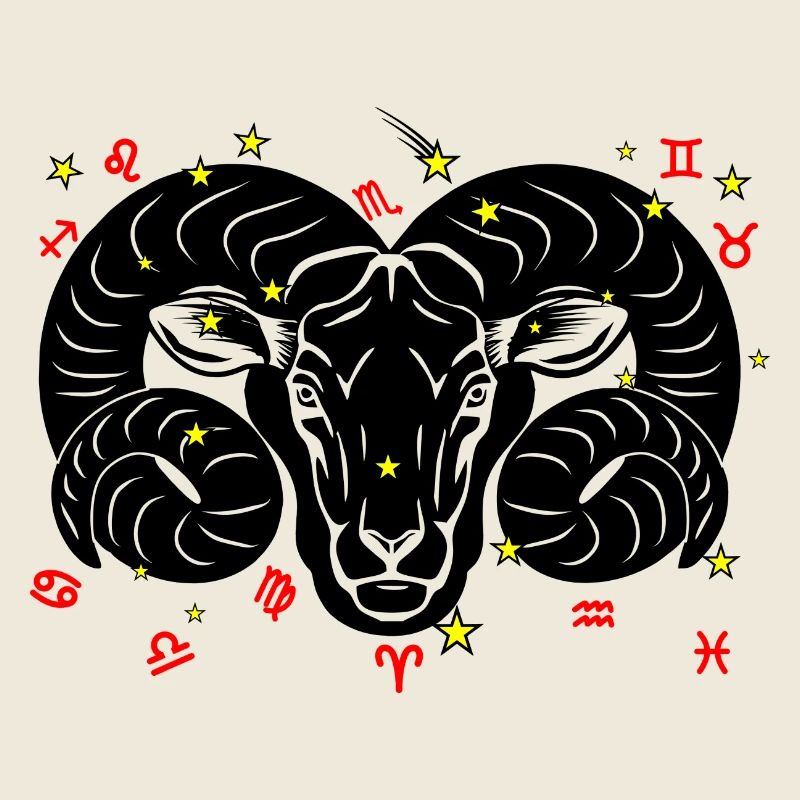 Sternzeichen Stern Logo Widder