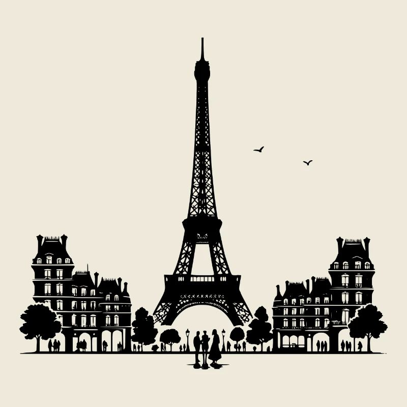 France Romantic Paris Eiffel Tower View