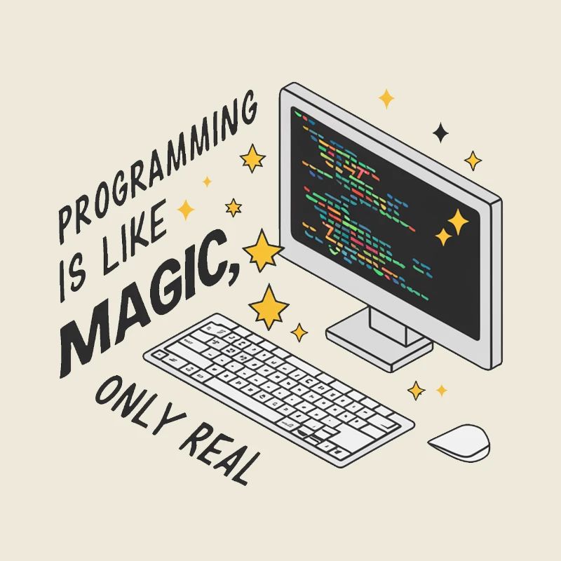 Programmieren ist wie Magie, nur real.