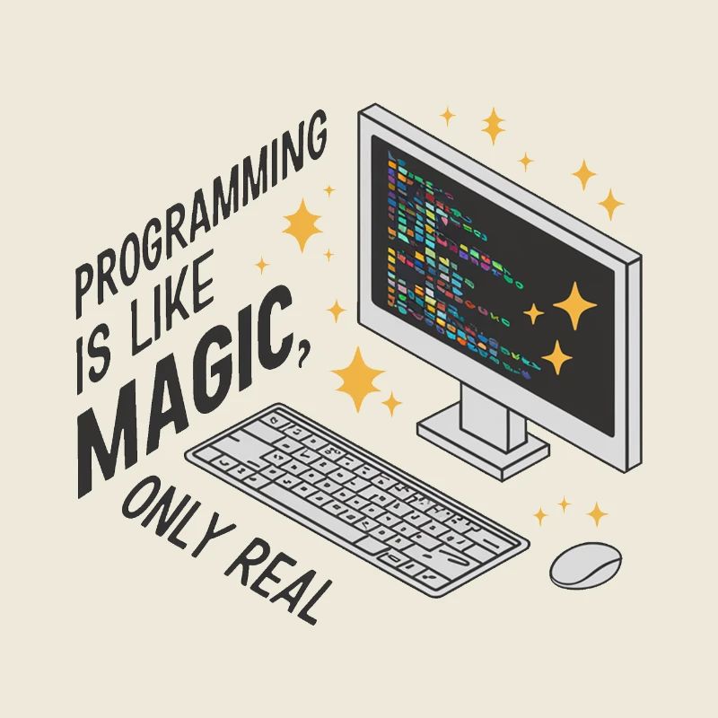 La programmation est comme de la magie, mais réelle.