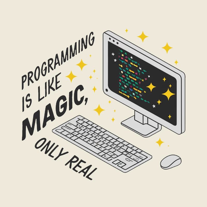 Programmieren ist wie Magie, nur real.