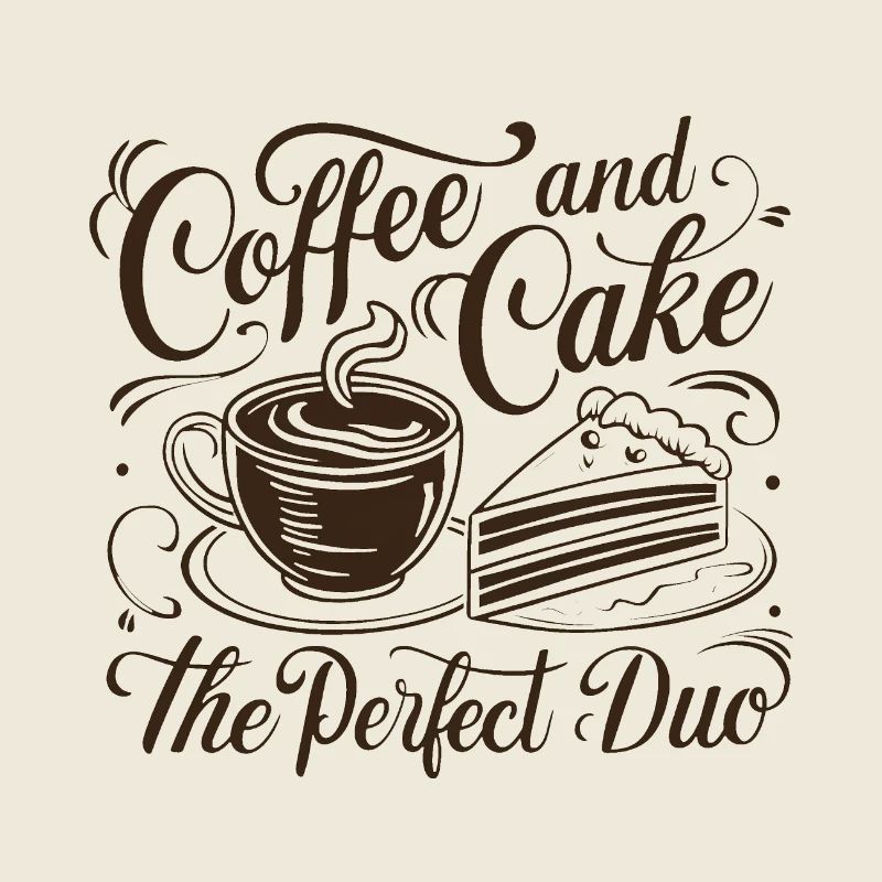 Café et gâteau – le duo parfait.