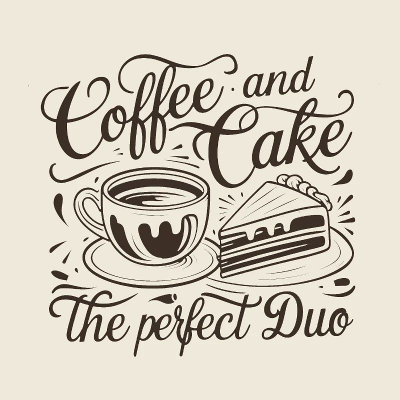 Kaffee und Kuchen – das perfekte Duo.
