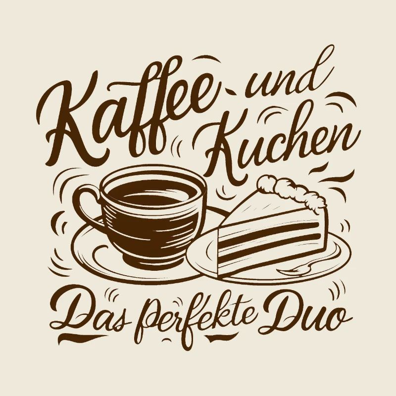 Kaffee und Kuchen – das perfekte Duo.