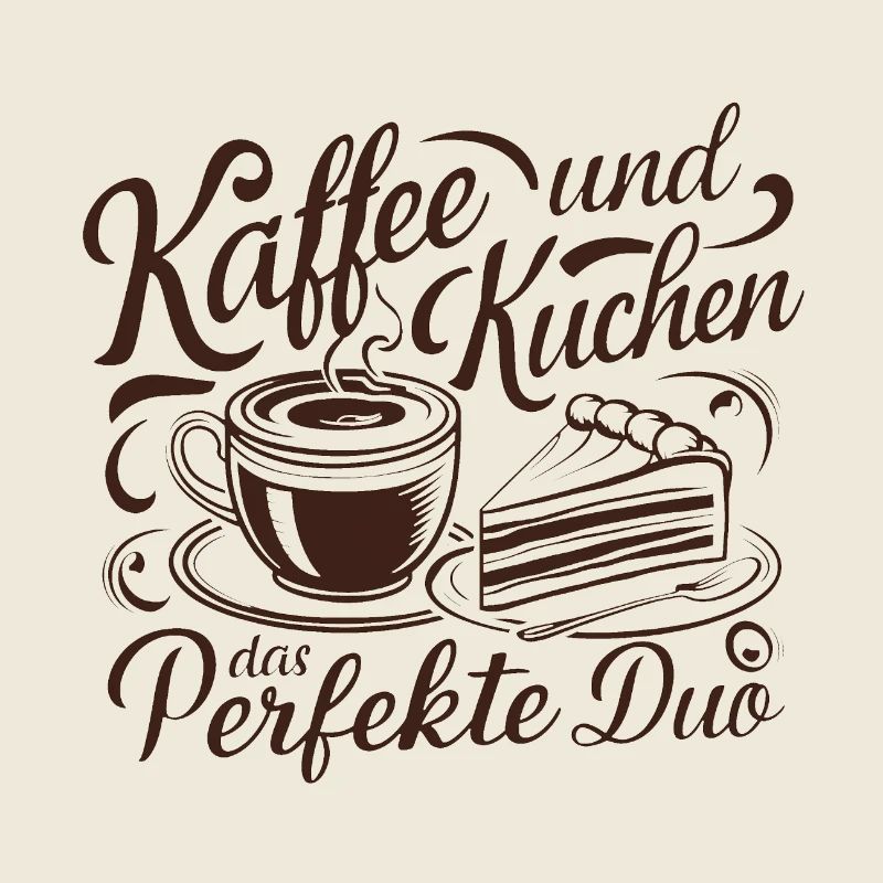 Kaffee und Kuchen – das perfekte Duo.