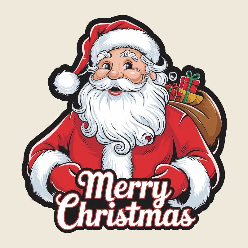 Santa Claus – Merry Christmas Illustration