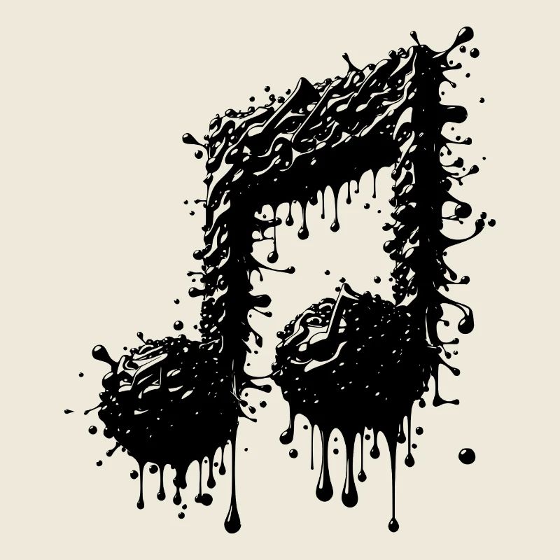 Liquid Music Eighth Notes Scale