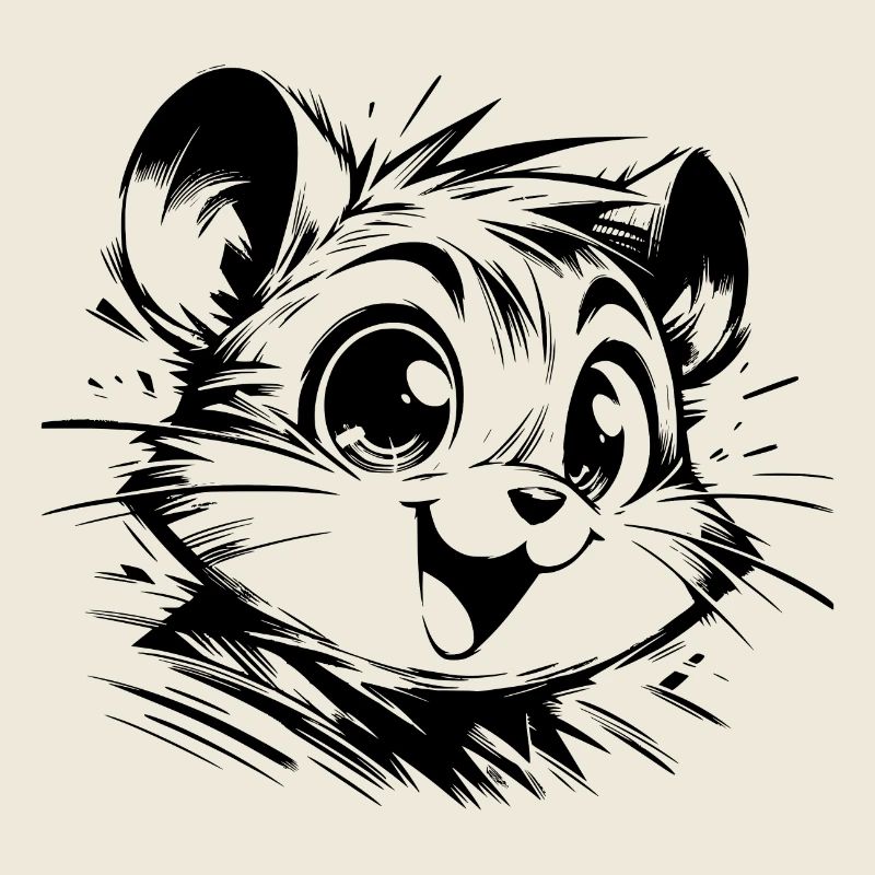 Enfants Hamster Drôle Bébé Dessin
