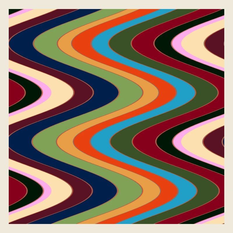 Abstract Art with Linear Patterns