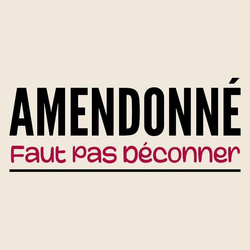 Amended, don't mess around