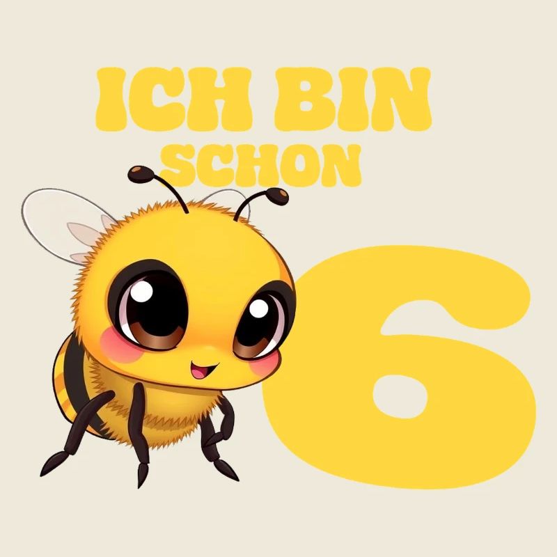 I'm already 6 years old - Bee Birthday Child