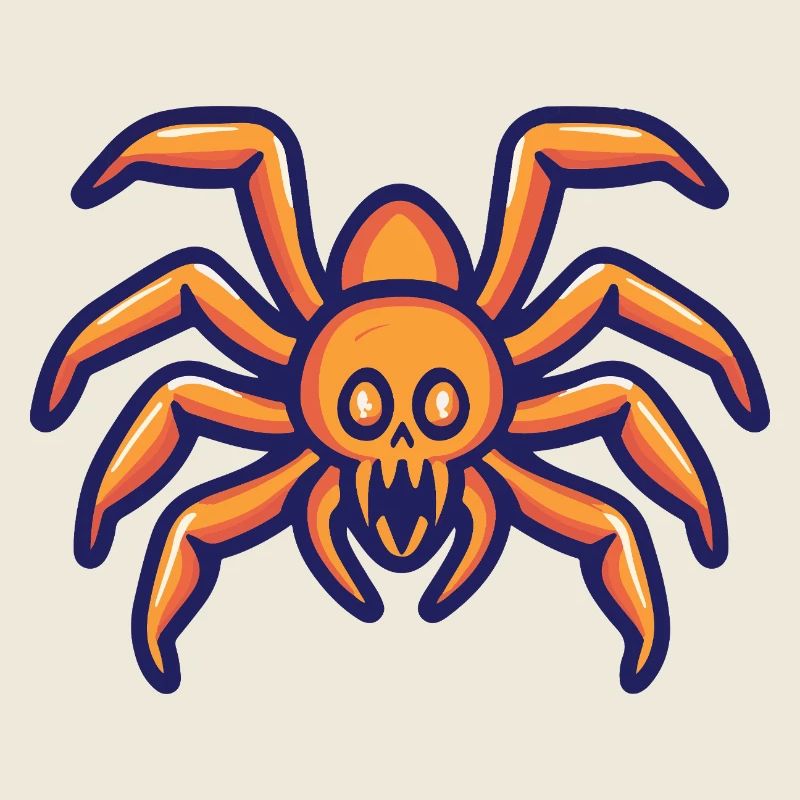 Tarantula Halloween Comic Spinne