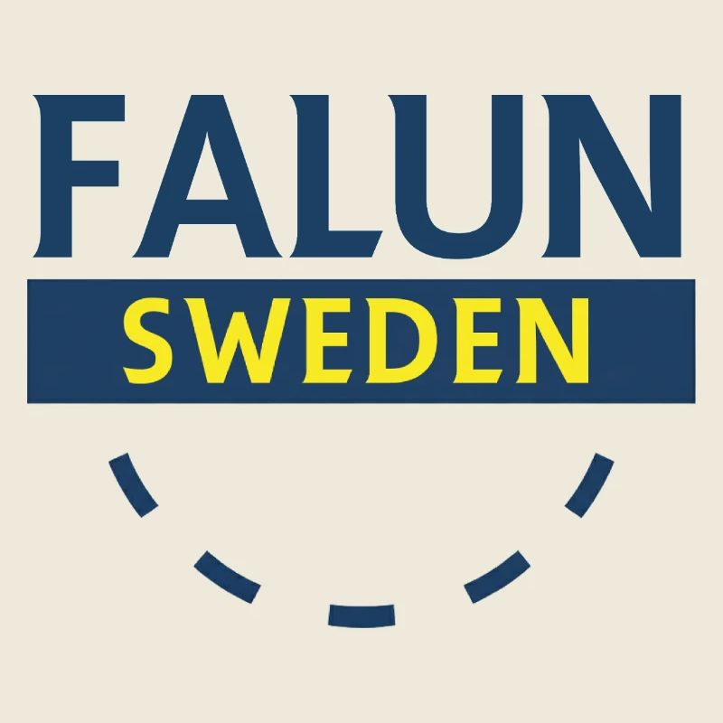 Falun Sweden Logo Patch
