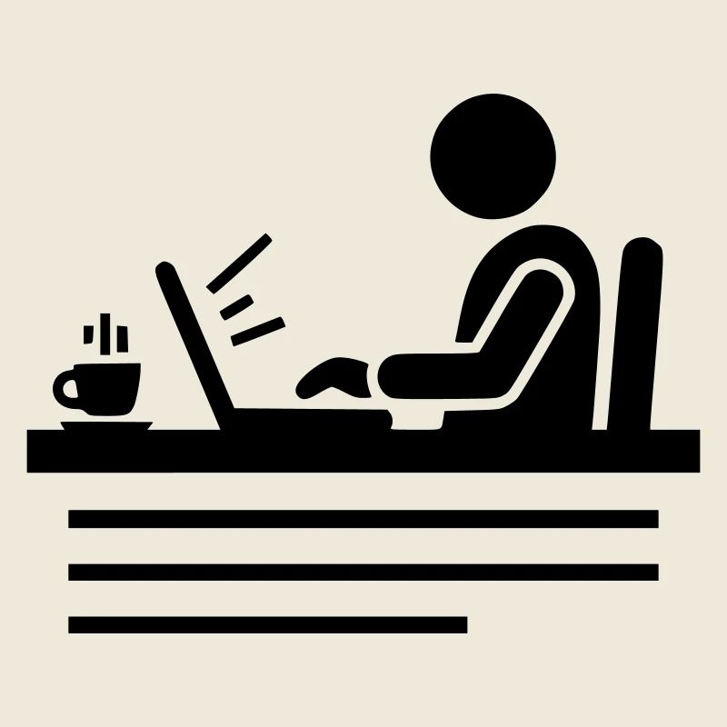 Büro & Home-Office | Programmierer Piktogramm