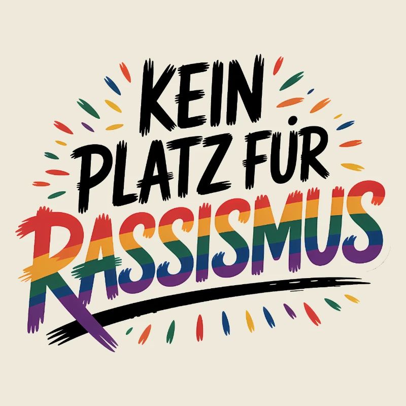 Pas de place pour le racisme - Logo Cool Pride