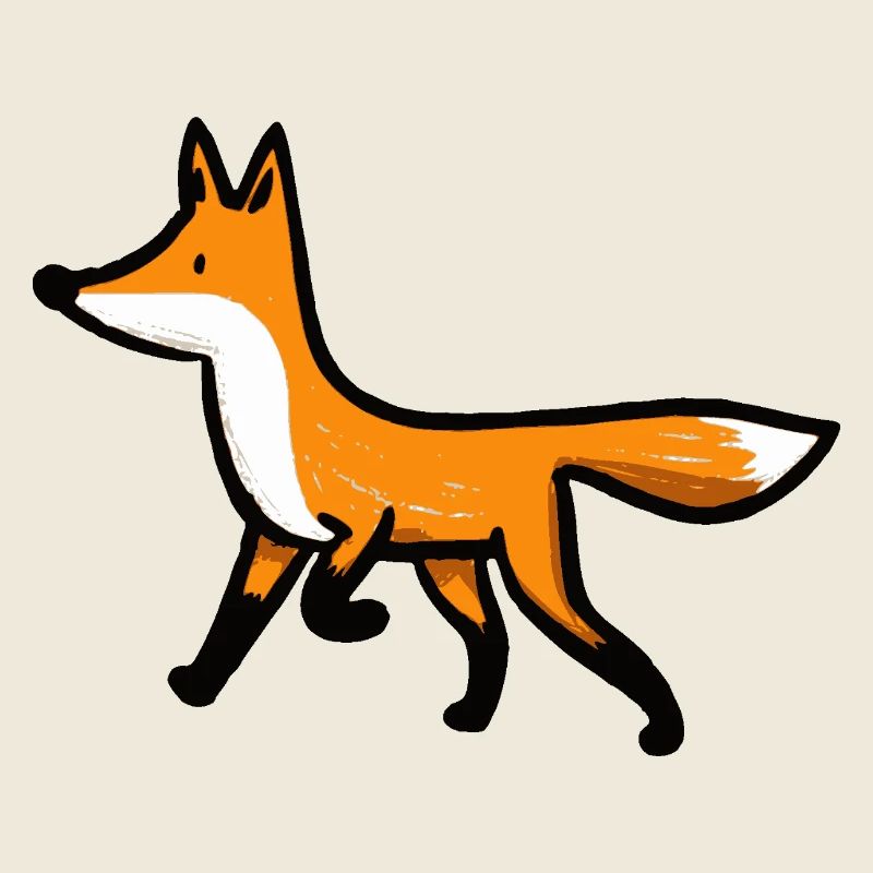 neugieriger Fuchs