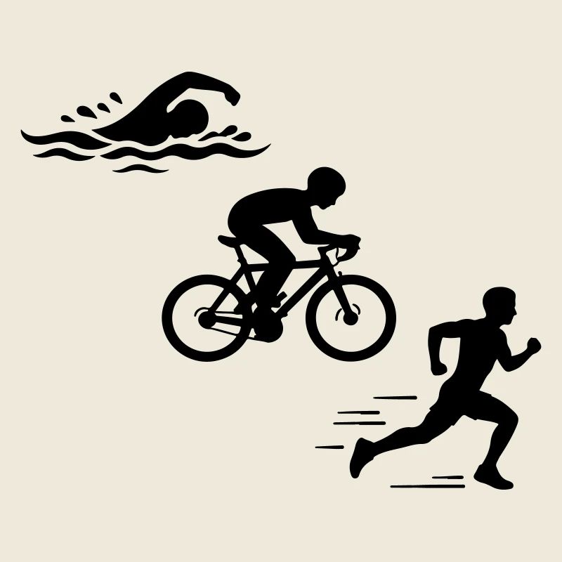 Triathlon Silhouette Triathlet