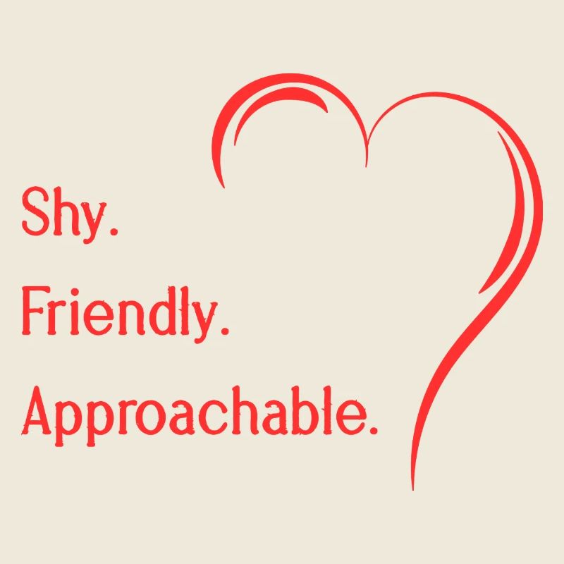 Flirteurs introvertis timides amicaux accessibles