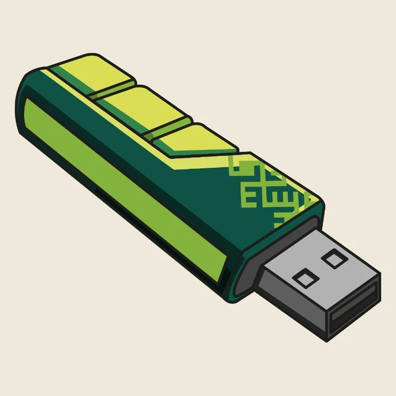 usb_en_tonos_verdes