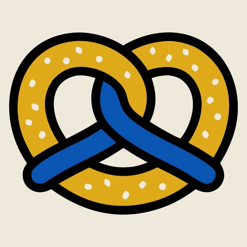 Brezel Rautenmuster Bayern Volksfest München