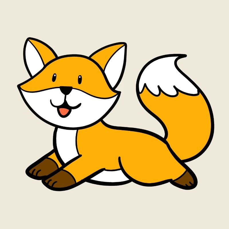 Lying fox