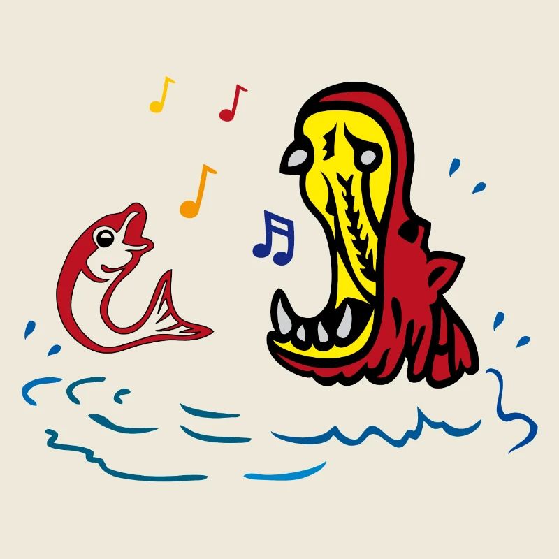 L’hippopotame et le poisson chantent en duo