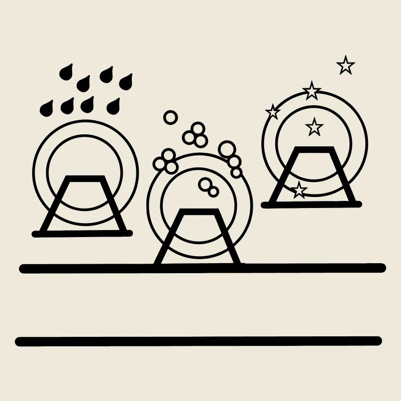 Dishwasher logo with space for your own name dishwasher