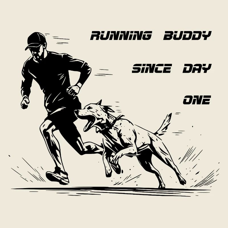 Jogging avec un compagnon de course canin